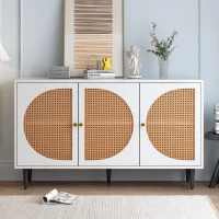Cómoda y Aparador Moderna para Casa y Oficina Blanco(m-4)