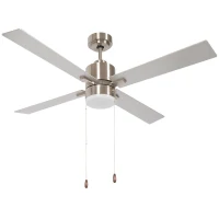 HOMCOM Ventilator de tavan cu lumina, 130cm Ventilator de tavan(m-10)