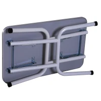 PawHut Table de toilettage pliante transportable potence réglable blanc noir(m-6)