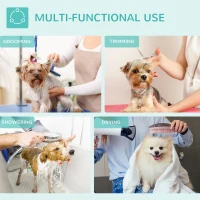 PawHut Heavy Duty Foldable Pet Grooming Table Professional w/ Adjustable Arm(m-7)