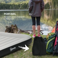 Outsunny Saltea Pneumatica de Dimensiuni Mari cu Pompa(m-7)