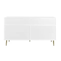 Cómoda y Aparador Elegante Guía Deslizante Suave Blanco(m-8)