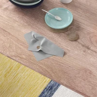 HOMCOM 5-częściowy zestaw do jadalni Stół z krzesłami, Nowoczesny design, Naturalny + Biały(m-9)