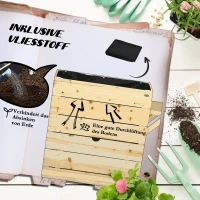 Outsunny podniesione łóżko donica pudełko na kwiaty ze stołem, szafka do ogrodu(m-5)