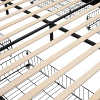 Letto Matrimoniale con Testiera USB e LED, 4 Cassetti, Struttura in Legno, Testata Letto Matrimoniale Imbottita, Testiera Letto Matrimoniale, Beige(m-9)