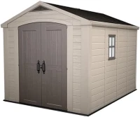 Keter Casetta da Giardino Factor 8x11, Beige, 256,5 X 331,5 X 243 h(m-1)