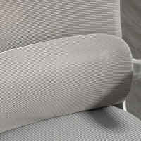 Vinsetto Bureaustoel, in hoogte verstelbaar, kantelbare rugleuning, verstelbare hoofdsteun, tot 120 kg, 60x59x114-122 cm, Grijs(m-9)