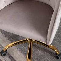 Ergonomischer Schreibtischstuhl, höhenverstellbar, elegant und bequem, Grau(m-7)