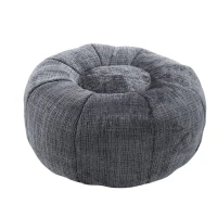 Bequemer runder drehbarer Sitzsack, Grau(m-9)