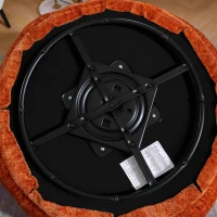 Bequemer runder drehbarer Sitzsack, Orange(m-8)