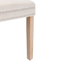 Sedia da pranzo con motivo pulsante, Sedia imbottita soggiorno, panca moderna per il tempo libero, sedia doppia, Beige(m-9)