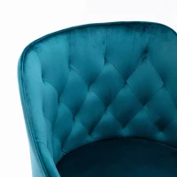 Ergonomischer Bürostuhl, höhenverstellbar, elegant und bequem, Schreibtischstuhl ergonomisch, Blau-Grün(m-8)