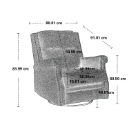 Loungesessel, drehbar und um 360 Grad neigbar, für ultimativen Komfort im Wohnzimmer, Schlafzimmer, Büro- Relax- und Loungesessel, Schwarz(m-3)