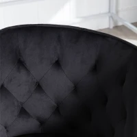 Ergonomischer und höhenverstellbarer Schreibtischstuhl, elegant und komfortabel, Schwarz(m-6)