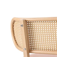 Panca da pranzo Moderna in Rattan da 2 Posti, Design Ergonomico, 143x51x22 cm, Nero+Marrone(m-6)