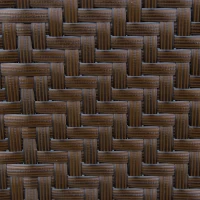 Outsunny Polyrattan Gartenstuhl Klappstuhl mit 7-Fach Verstellbarer Rückenlehne wetterfester klappbar Balkonstuhl Campingstuhl 120kg Belast Gartenstühle für Garten, Balkon 58x71x111cm Braun+Schwarz(m-9)