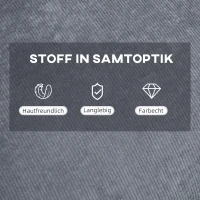 HOMCOM Relaxfauteuil met Ottoman Polsterstoel, Inclusief Kussen, 68 cm x 91,5 cm x 88 cm, Lichtgrijs(m-5)