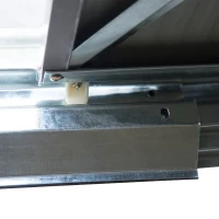 Outsunny Abri de Jardin Multi-équipé en Acier Gris 213 x 127 x 185 cm(m-6)