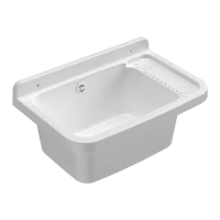 MONGARDI Lavandino pilozzo a muro da esterno 50x35x24(m-1)