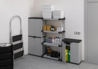 MONGARDI Armadietto per la Raccolta Differenziata (Interno/Esterno) 68x40x85(m-3)