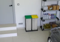 MONGARDI Portasacco-Portarifiuti DOPPIO Raccolta Differenziata  64x36x80(m-2)