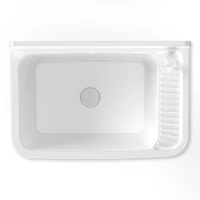 MONGARDI Lavandino pilozzo a muro con dipenser - da esterno 60x40x25(m-5)