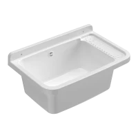 MONGARDI Lavandino pilozzo a muro da esterno 60x40x25(m-1)