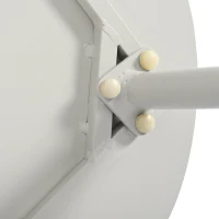 Ensemble Bistro 3 Pièces en Aluminium et Rotin PE pour Balcon, Résistant aux Rayons UV, Charge 150 kg, Beige(m-4)