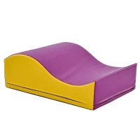 Ensemble de 6 grands blocs de construction pour jouer et grimper avec échelle et toboggan, adapté aux enfants d'âge préscolaire et aux bébés, Coloré(m-6)