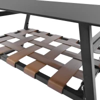 Set pentru exterior 4 piese, sticlă securizată și perne lavabile, Negru(m-4)