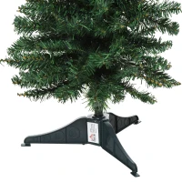 HOMCOM Künstlicher Weihnachtsbaum 1,2 m Christbaum Tannenbaum 212 Äste PVC Grün Ø32 x 120H cm(m-8)