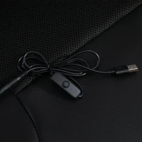 Vinsetto Massagesessel, Chefsessel mit Massagefunktion, höhenverstellbarer Drehstuhl, ergonomischer Gamingstuhl, Bürostuhl massage, PU, Metall, Schwarz, 63Bx 63 x 113-123 cm(m-9)