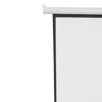 HOMCOM Beamerscherm met Afstandsbediening, 84 Inch, 4:3 formaat, 171x130 cm, Wit(m-8)