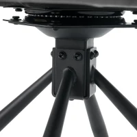 Set di 2 Sedie da Pranzo Moderne e Semplici in finta pelle, Girevoli, Montaggio Rapido, Grigio(m-9)