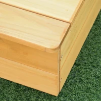 Piaskownica pyłoszczelna drewniana piaskownica z 2 schowkami 3-6 lat(m-4)