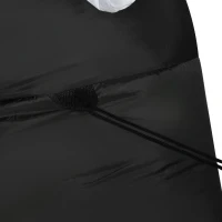 HOMCOM Wielka Dekoracja Ogrodowa na Halloween: Nadmuchiwany brama śmierci z Oświetleniem LED, 2,85 m(m-9)