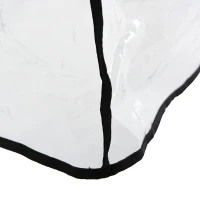 HOMCOM Regenschutz für Kinderanhänger Regenüberzug(m-4)