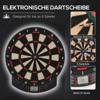 Elektroniczna tarcza do darta Tablica do darta Zestaw do darta z 6 rzutkami 8 graczy(m-5)