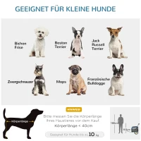 PawHut 2-in-1 Hundeanhänger Haustier Fahrradanhänger Hundetransporter Hunde Fahrrad Anhänger Oxfordstoff Atmungsaktiv Metall Oxford Gewebe Blau+Grau 122 x 58 x 74 cm(m-4)