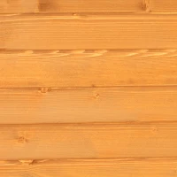 Outsunny Geräteschuppen mit Beistelltisch  Tannenholz  139 cm x 75 cm x 160 cm(m-11)