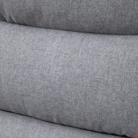 HOMCOM Recliner z funkcją rozkładania Krzesło TV Recliner Linen-Touch(m-9)