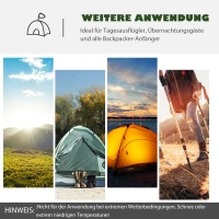 Outsunny Zelt für 2 Personen Campingzelt mit Heringen Glasfaser Polyester Dunkelgrün 345 x 150 x 112 cm(m-7)