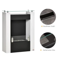 HOMCOM Ethanolkachel bio-ethanolbrander(m-7)