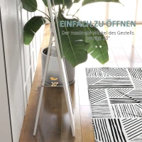 HOMCOM Spiegel - Staande spiegel voor de hele lengte - Wandspiegel, 37 cm x 40 cm x 155 cm, inclusief bevestigingshaak, Zilver + Wit(m-6)