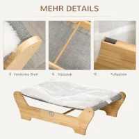 PawHut kattenbed 68 cm x 43 cm x 20 cm(m-6)