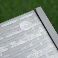 Ogród stolik kawowy stół rattanowy technorattan stół ogrodowy meble ogrodowe łatwość pielęgnacji(m-8)