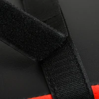 HOMCOM Hantelbank für Ganzkörpertraining Mehrzweck-Hantelbank Trainingsbank zusammenklappbar 110 kg Belastbarkeit Stahl Schwarz+Rot 125 x 35 x 60 cm(m-8)