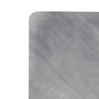 Mesa de Comedor Rectangular Mesa de Comedor Moderna y Minimalista Efecto Cemento 117x68x75 cm Gris(m-8)