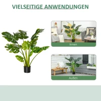 HOMCOM Kunstplanten 17cm x 17cm x 110cm(m-5)