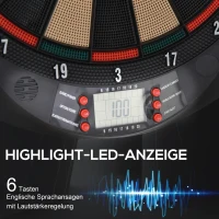 Elektroniczna tarcza do darta Tablica do darta Zestaw do darta z 6 rzutkami 8 graczy(m-4)